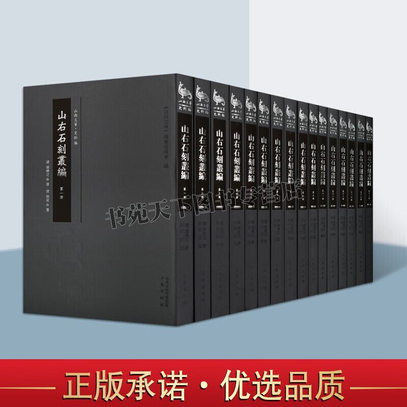 山右石刻丛编 山西文华史料篇 图书籍 套装全16册 文物考古学 山西历史石刻史料 中国历史书籍 三晋出版社