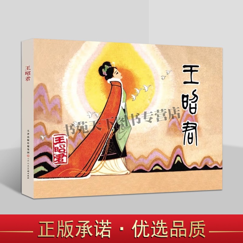 王昭君 连环画32开精装本 中国古代人物故事绘本 作品集中国老版60-70年代小人书收藏 青少年课外读物阅读 天津人民美术出版社书籍