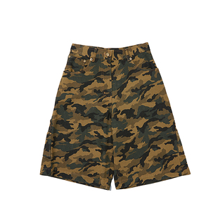 chrisoubydan欧阳丹2025秋冬新款迷彩中裤休闲裤