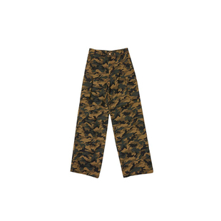 chrisoubydan欧阳丹2025秋冬新款迷彩长裤休闲裤