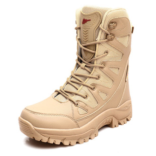Warm Plush Snow Boots Men High Top Waterproof Winter Boots