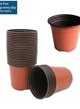 10PCS Plastic Nursery Pot Plant Flower Seedlings Pots Lightw