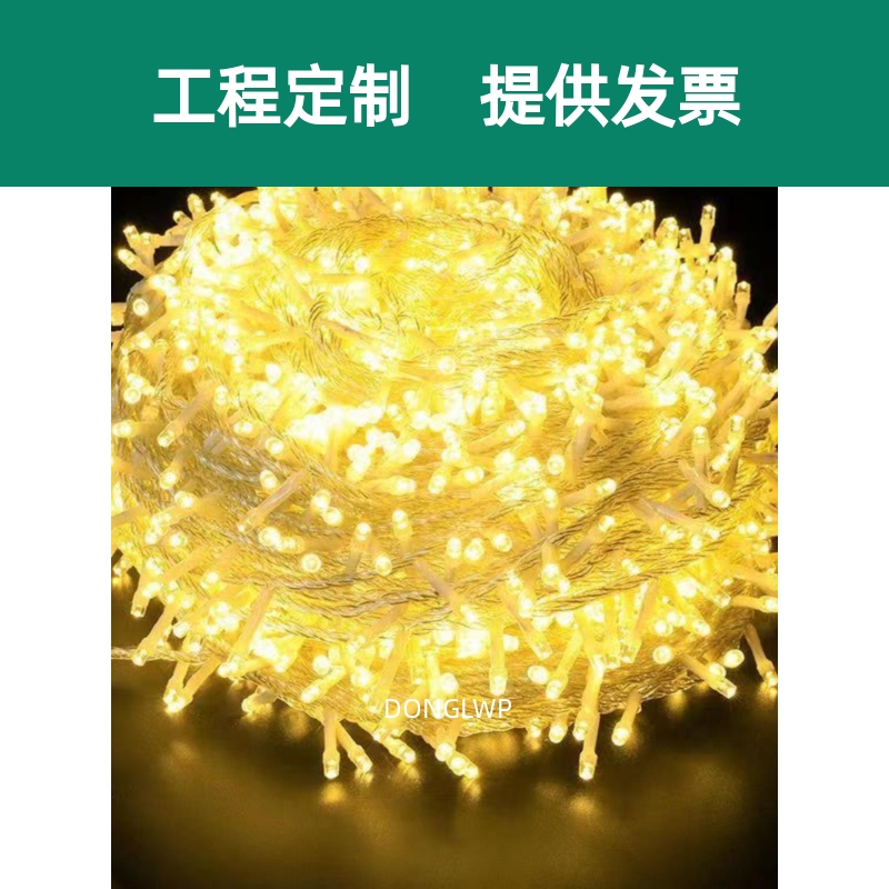 LED彩灯串灯闪灯满天星防水挂树星星灯节日户外庭院装饰氛围灯带