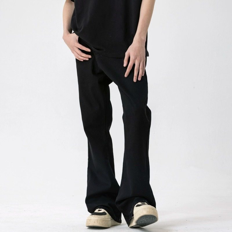 新因素美式弹力微喇叭牛仔裤子男女cleanfit宽松直筒517弯刀长裤