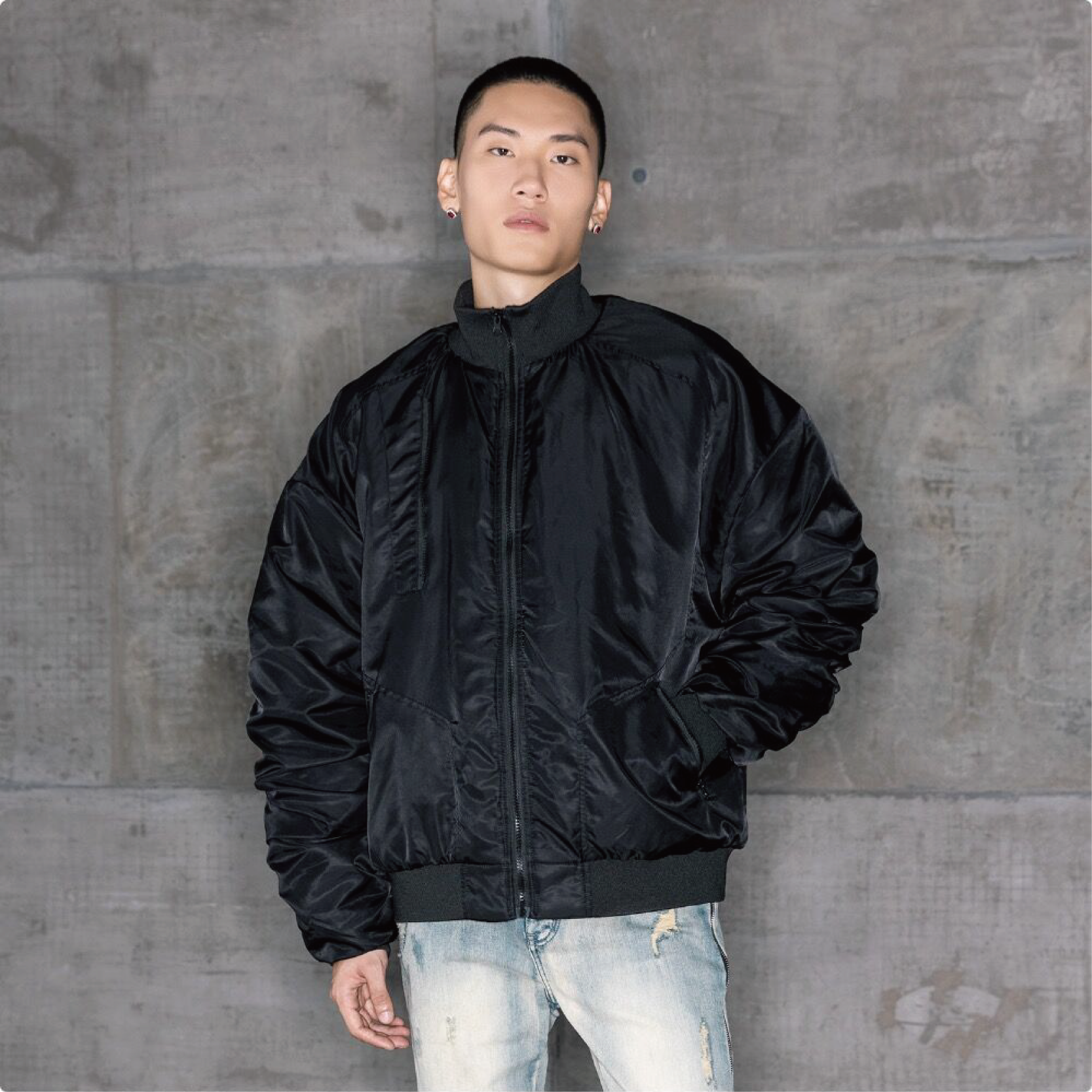 新因素秋冬季飞行员夹克棉服外套