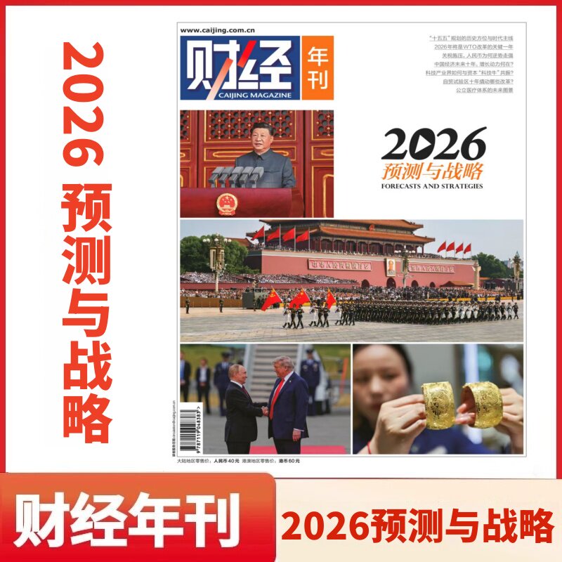 正版 财经年刊杂志2026年 预测与战略 2025年财经年刊民营企业的未来财经投资新闻时政经济管理金融财经杂志