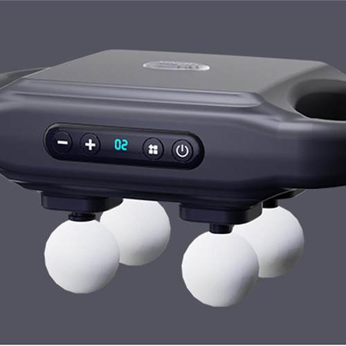 新款四头筋膜枪 按摩仪无线腰背深层高频震动肌肉放松按摩枪