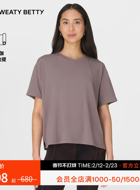 Sweaty Betty Soft Flow Studio柔软舒适圆领短袖运动T恤女SB9667