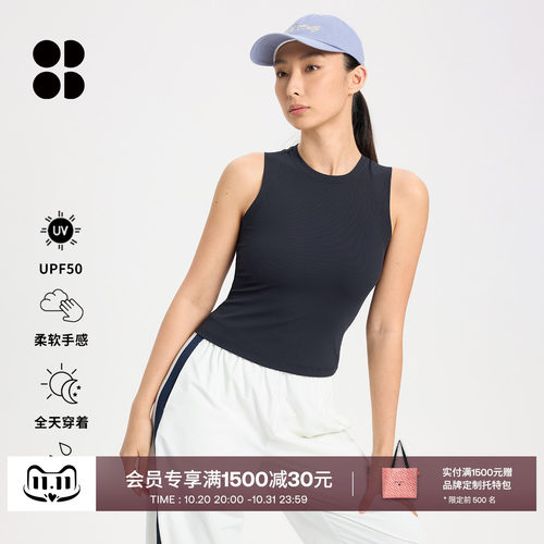SweatyBetty落休闲无袖运动上衣