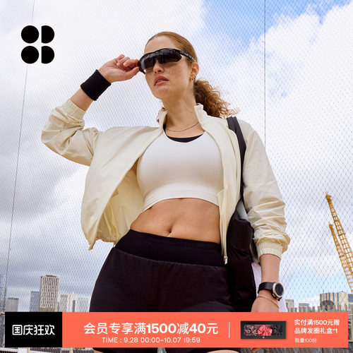 SweatyBetty纹理感拉链外套