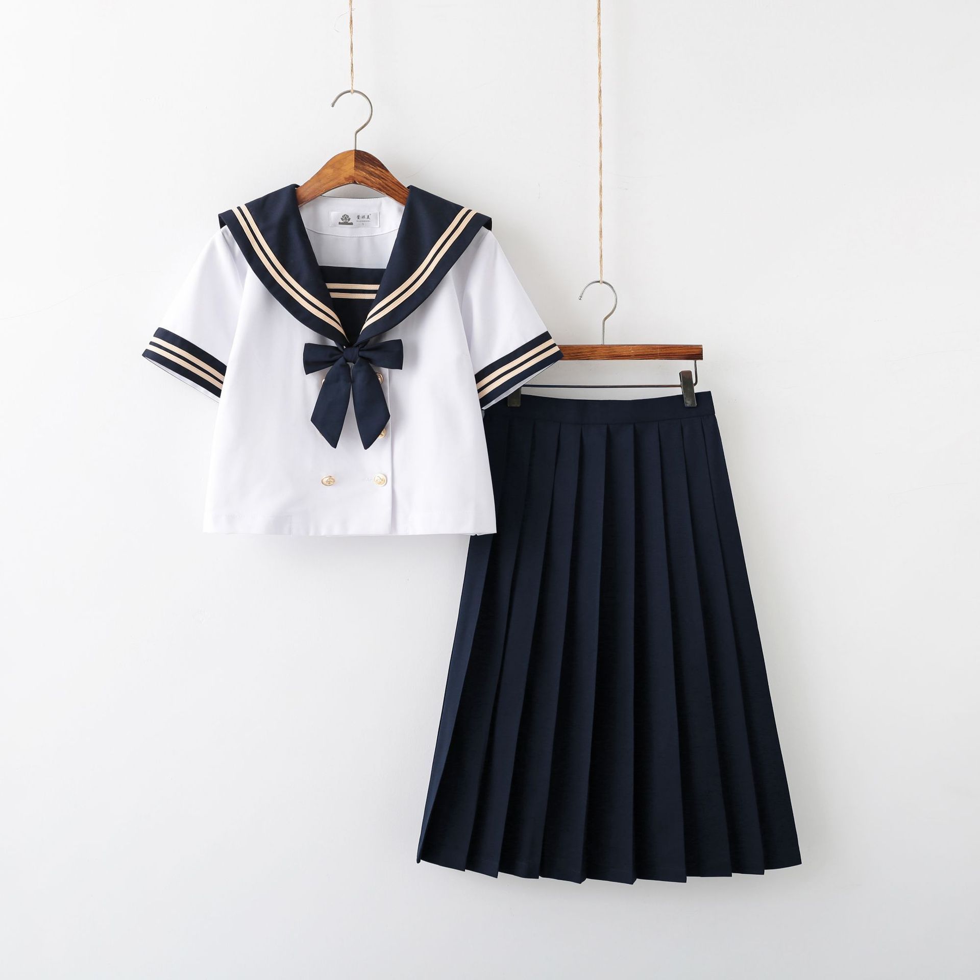 jk制服裙长裙套装正统不良少女水手服日系女校服学院风中间服套装
