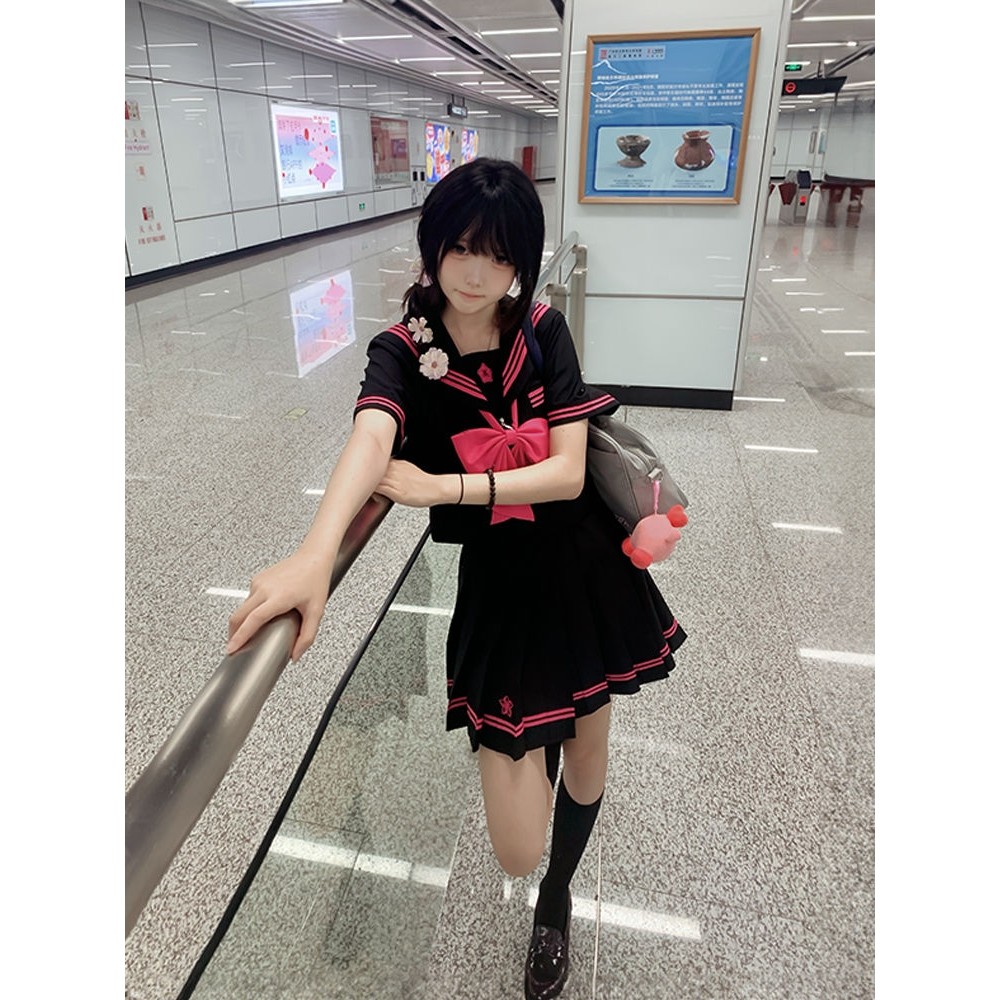 狐兔原创【酸莓酱】校供感jk制服日系少女学院风水手服甜美中间服