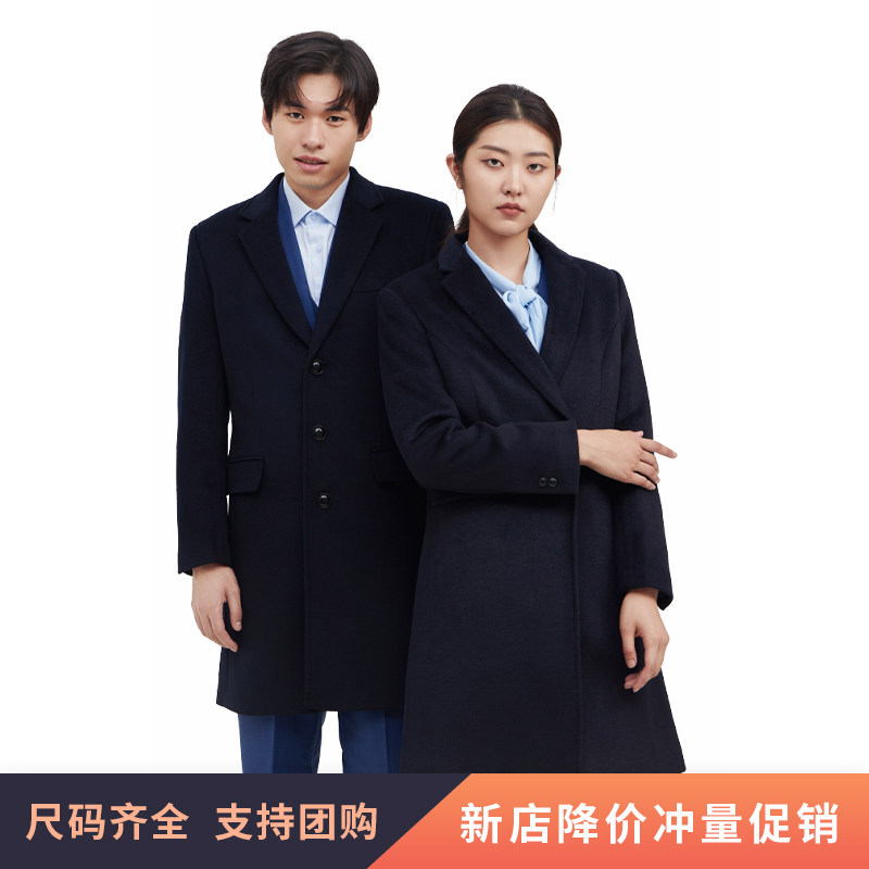 宝马领创工装毛呢大衣冬季保暖