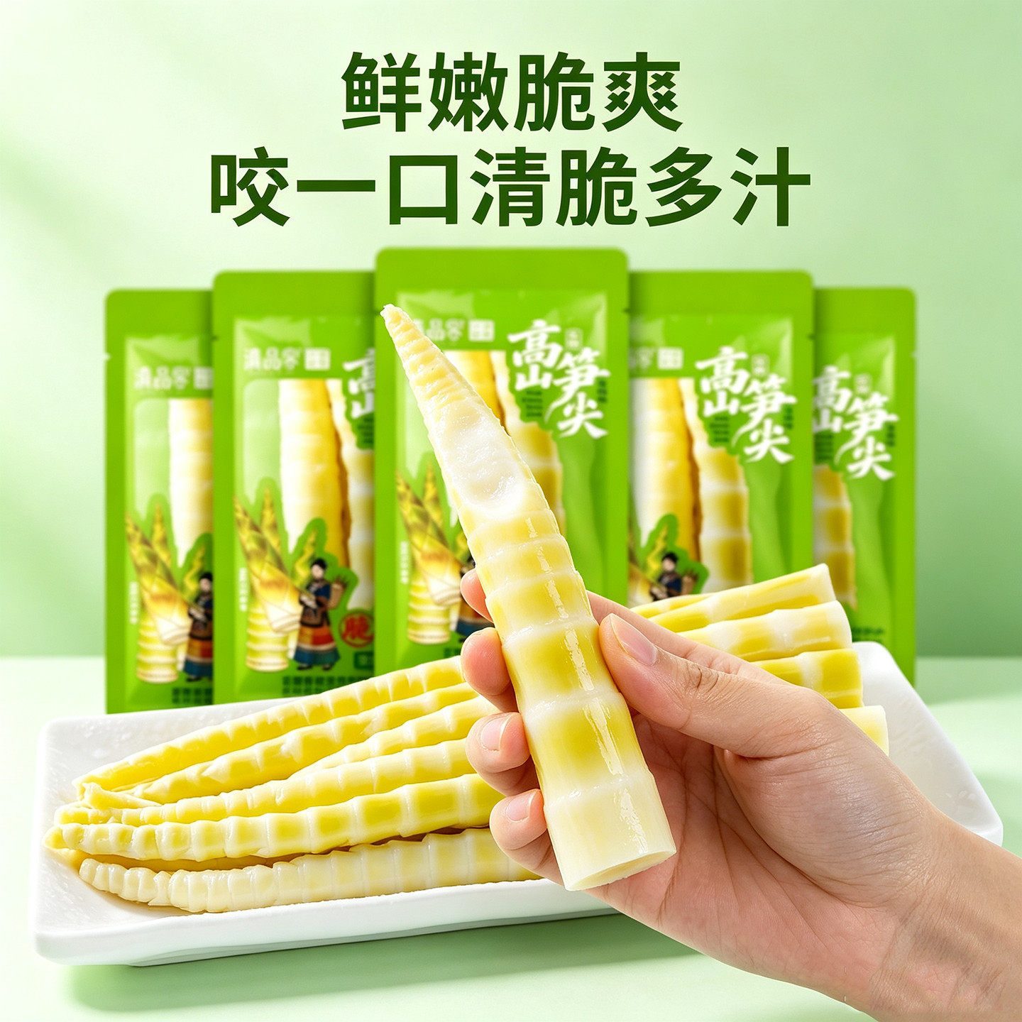 山姆冠泡椒笋尖小包装零食尖尖笋脆嫩爽口酸辣笋尖解馋辣味笋宵夜