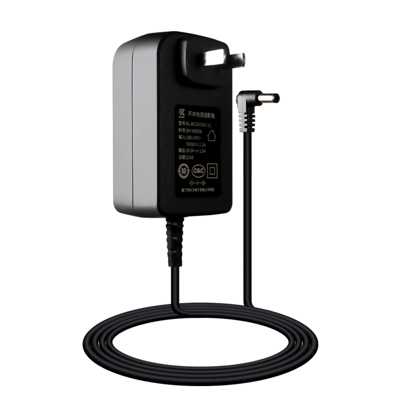 适用添可3.0/2.0/1.0/LCD/Pro/LED/slim三代洗地机电源30V1A充电线器科力KL-WC300100-K1电源适配器