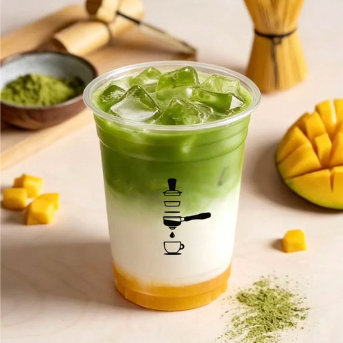 一次性咖啡杯冷萃透明U型PET冷饮杯网红果汁塑料杯奶茶打包带盖