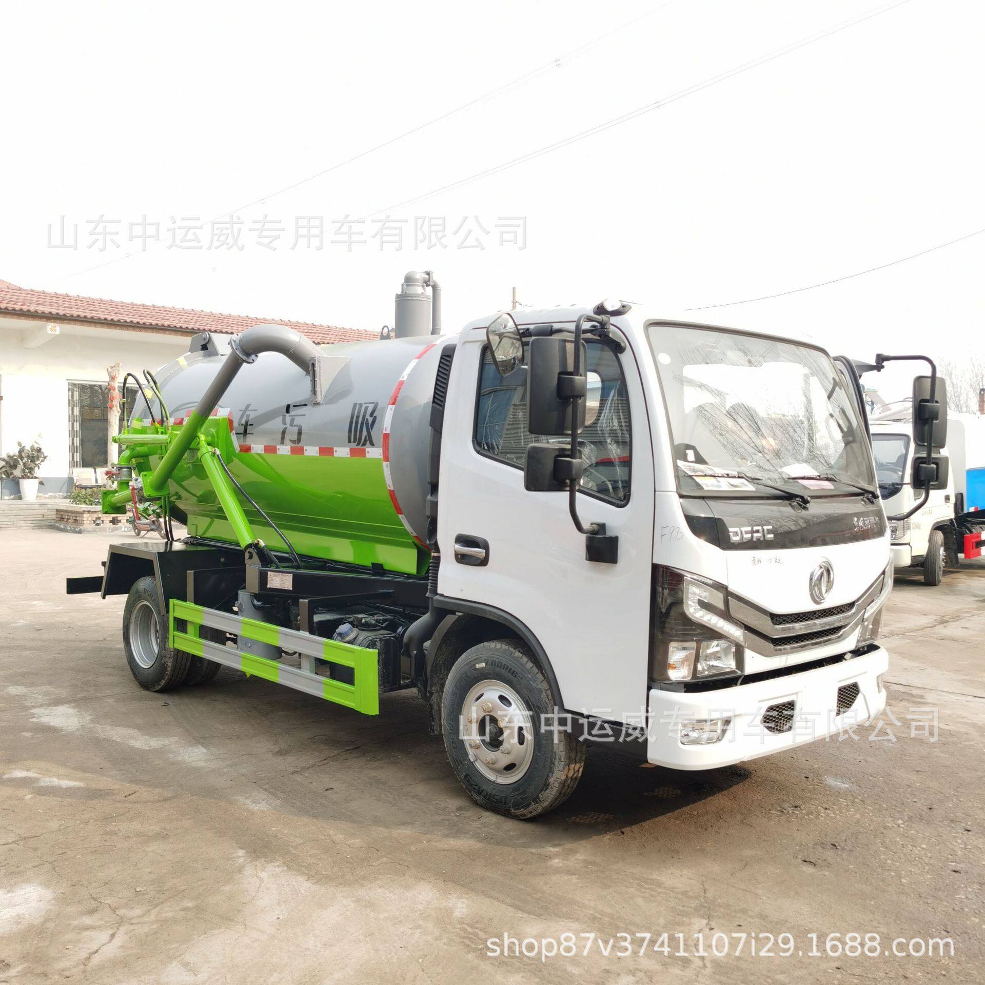 厂家直发 真空吸污车 5吨下水道疏通车 东风淤泥冲洗清理中转车