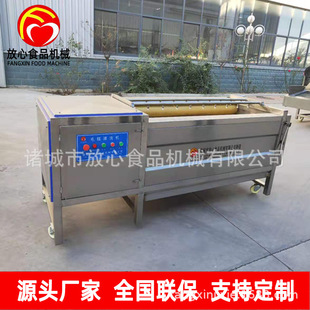 根茎类果蔬清洗机 土豆去皮毛辊清洗机 厂家直销红薯大姜清洗机
