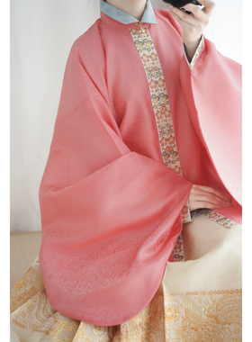 堂春三月水云·三友明制古风汉服立领琵琶袖上衣绝美日常短袄女款