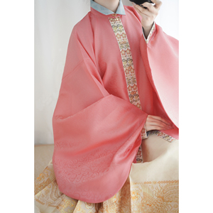 堂春三月水云·三友明制古风汉服立领琵琶袖上衣绝美日常短袄女款