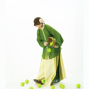 堂春三月三椿原创明制汉服立领对襟马面裙2025新款平时可穿夏薄款