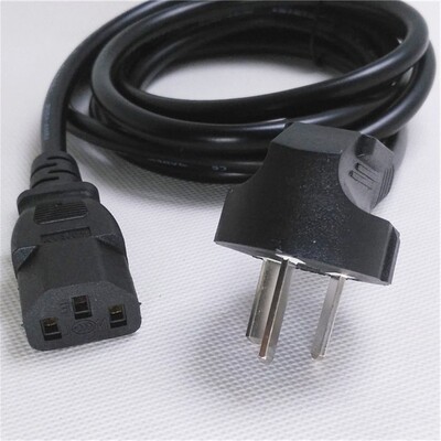 HKC液晶显示器1936L电源线AC100-240V 50/60HZ 1.1A三相头充电线