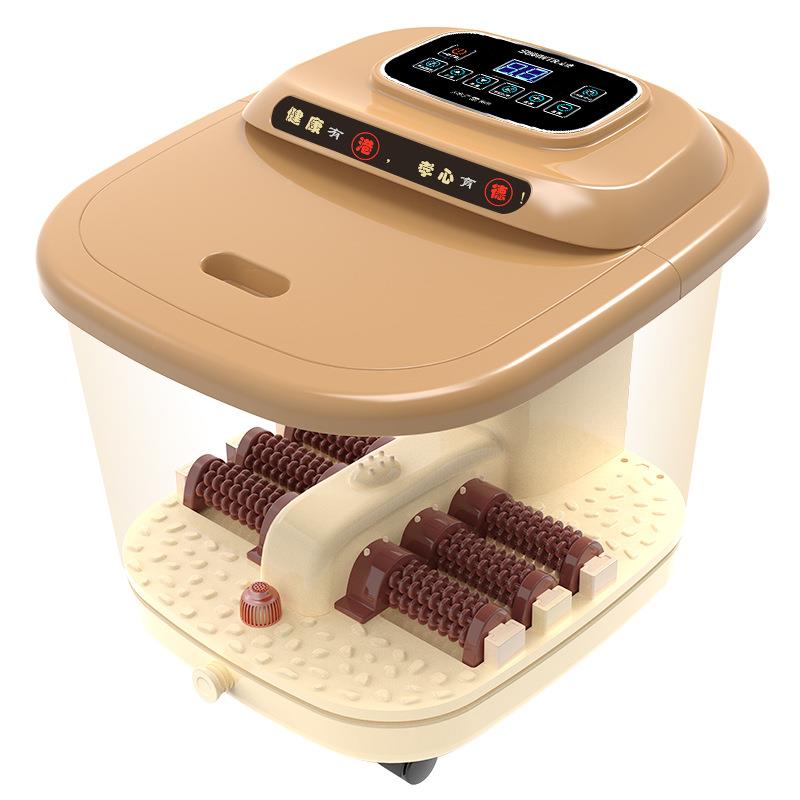 港德全热自动浴深桶足盆 洗脚盆足浴RD-S020按器 泡脚桶电动摩加