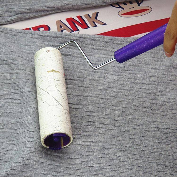 OF9无品牌/D粘毛滚筒粘毛器粘宠物衣服毛发撕式去除毛器可斜撕16c