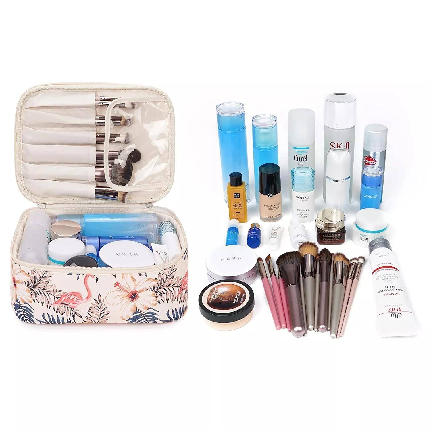 多层衣服号包化妆包大容量牛津布收纳可伸无缩旅行洗大漱用品纳收