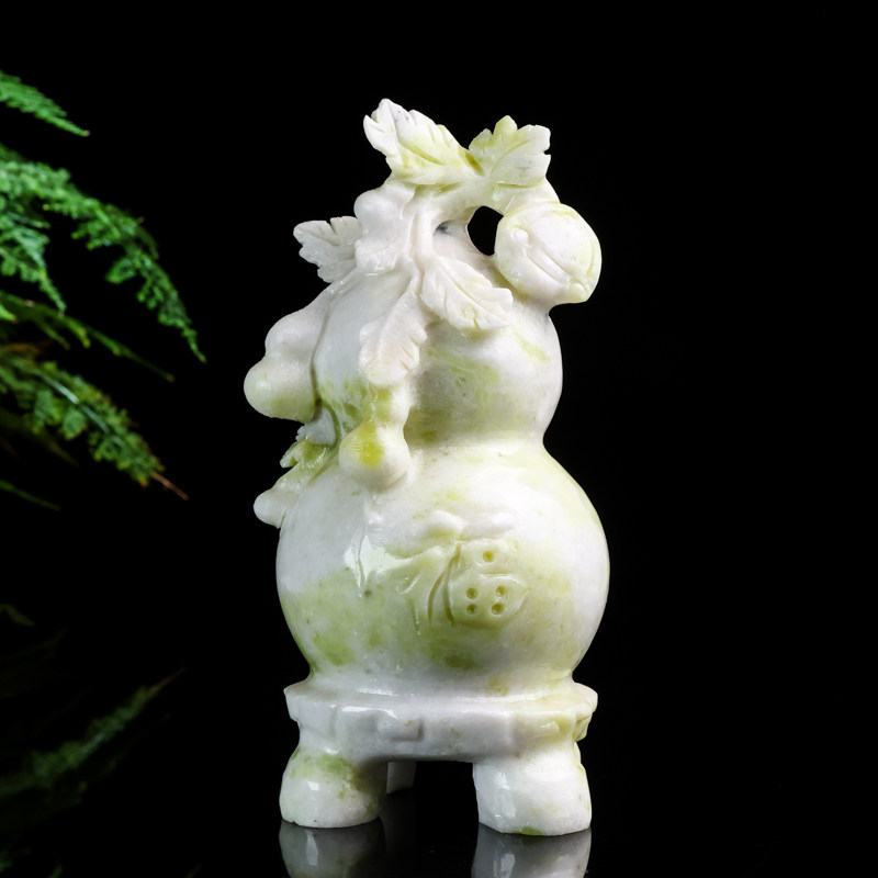 锦玉秀美玉祝福现代客厅玉雕葫芦图片