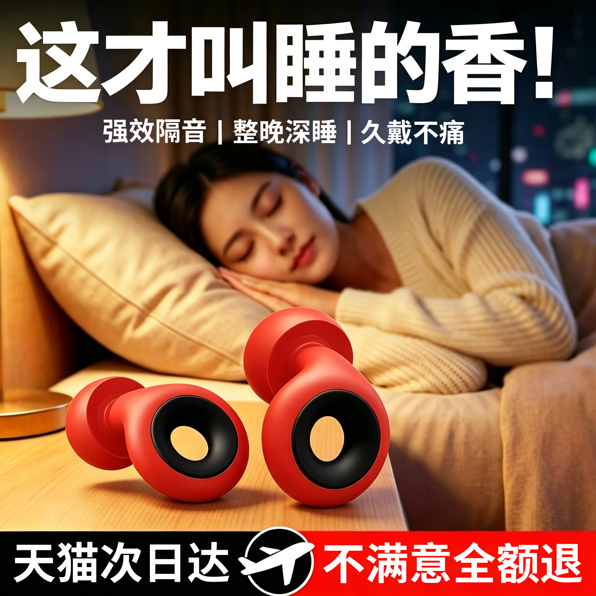 2026新款隔音耳塞侧睡不压耳抗菌
