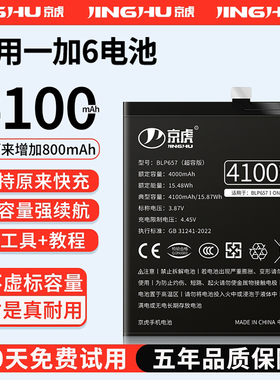 (增加续航)品质京虎适用于一加6电池扩容大容量可拆卸内置手机电池高容增强版电板魔改换旗舰版BLP657非原装