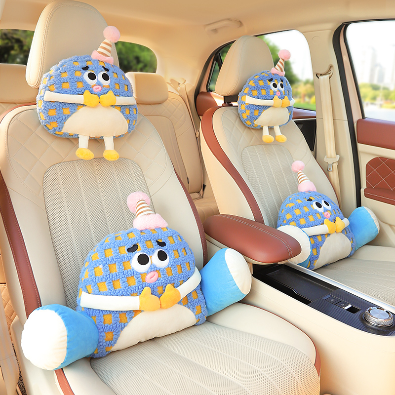 汽车头枕护颈枕创意可爱儿童后排抱枕开车用座椅驾驶颈枕靠垫枕头