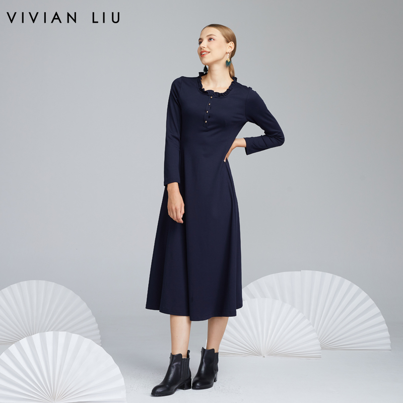 木耳方型花边领VIVIANLIU