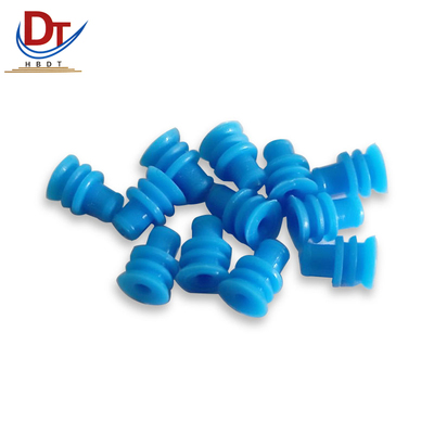 汽车连接器专用828904-1小孔密封堵耐老化防水堵蓝色耐腐蚀密封塞