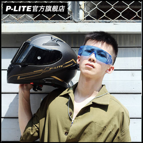 碳纤维摩托车头盔夏季