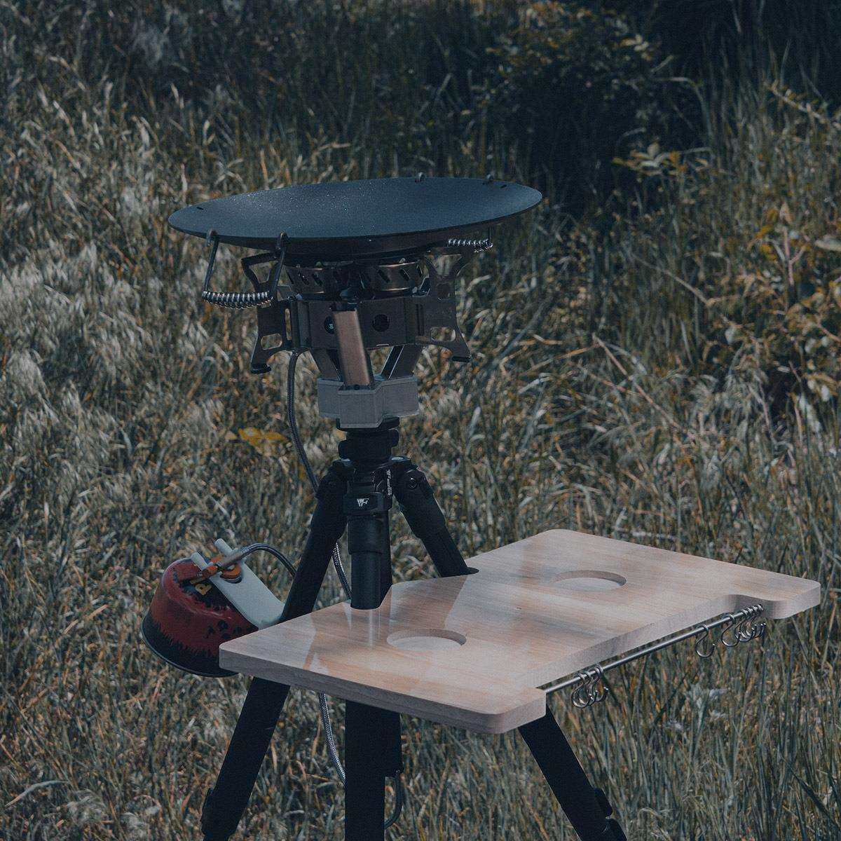 便携式可折叠组合式露营烧烤套装BBQ套装户外厨房系统烤盘烤架