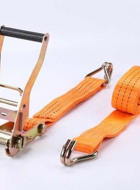 纤维带捆绑带工厂橙色蓝色黄色5T双排钩绑带紧固带紧固器