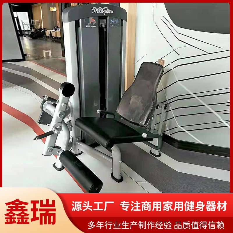 健身房系列坐式伸腿力量训练器扭腰曲腿坐式上斜推胸伸腿训练器材