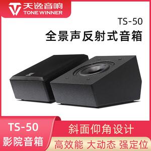 Winne/天逸TS-50全景声反射式天空环绕音箱家庭影院前置增高音响