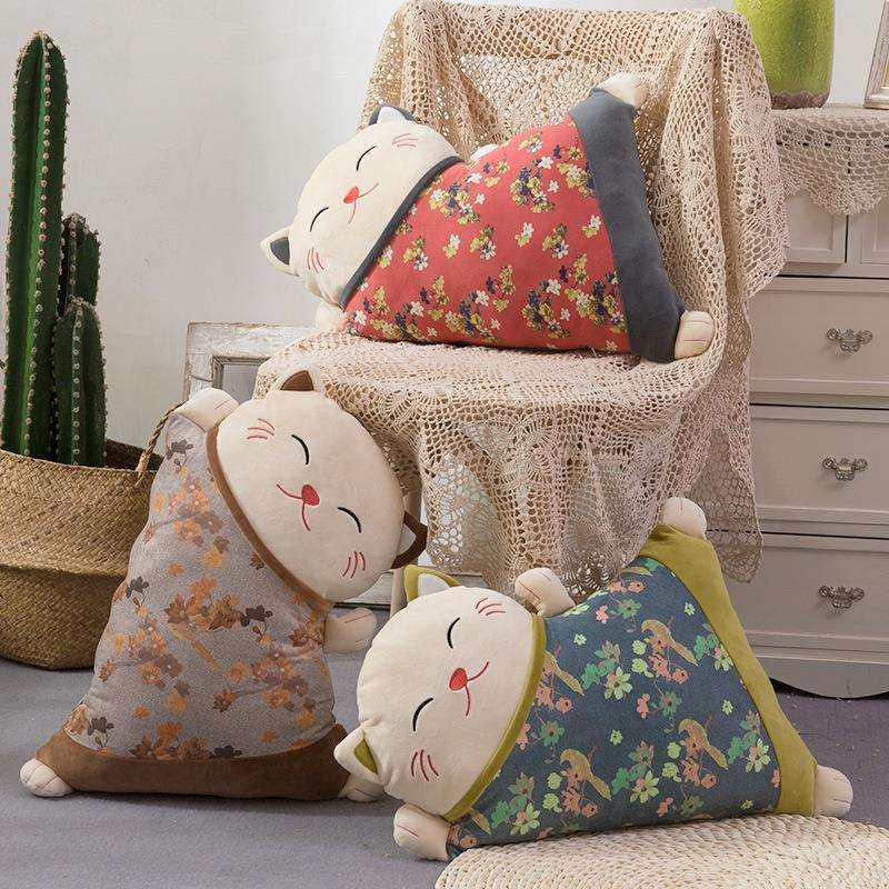 猫抱枕办公室护腰靠垫客厅睡觉沙发靠枕被子两用二合一毯子女,纺织面料/辅料/配套,纺织机械配件,淘宝优惠券,粉丝福利购,淘宝优惠卷