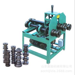 生产滚圆机小型立式电动滚动式弯管机蔬菜大棚弯管机