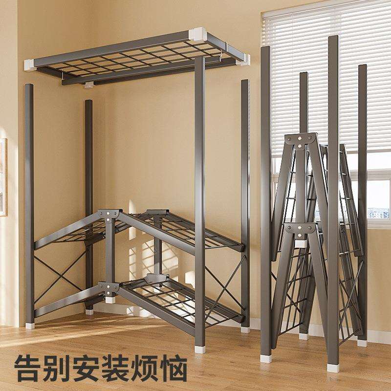 新款2024布衣柜出租房用简易组装加厚加粗全钢架结实耐用衣橱