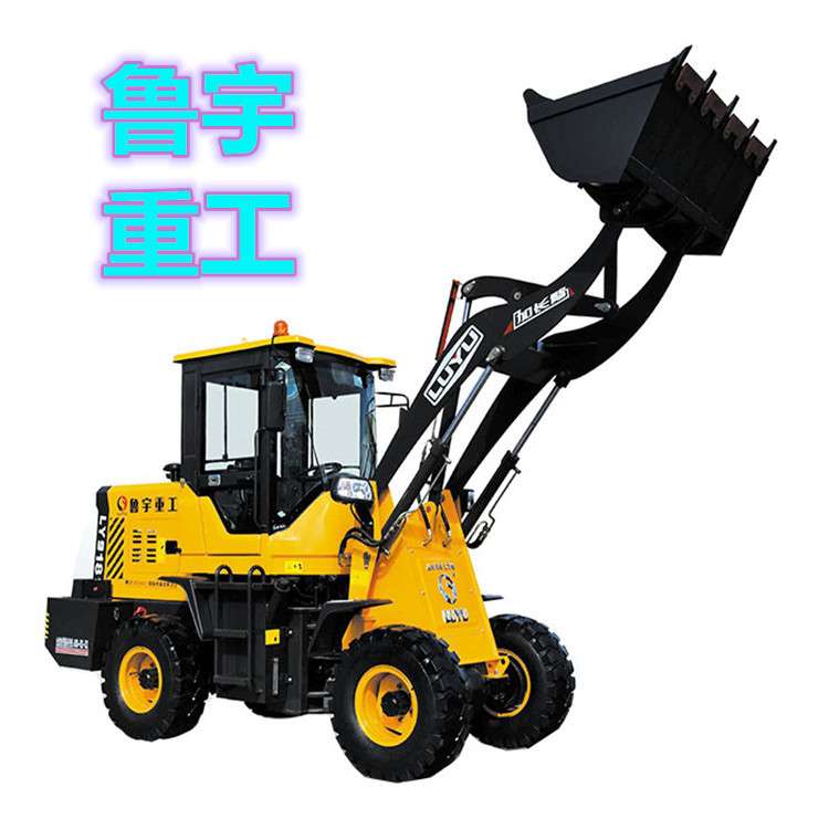 20铲车四驱无极变装载机粮库加长臂高卸王小铲车2.4米加大粮食斗