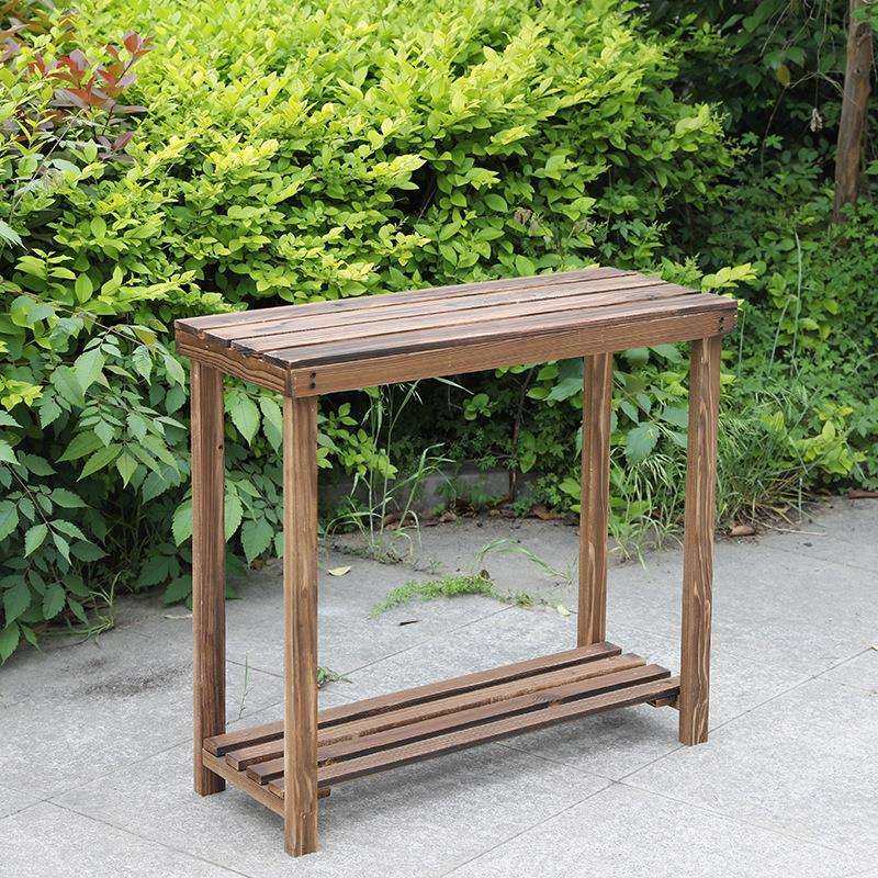 花架置物架实木碳化阶梯多层阳台落地防腐木室内户外绿萝花盆架子,纺织面料/辅料/配套,纺织机械配件,淘宝优惠券,粉丝福利购,淘宝优惠卷