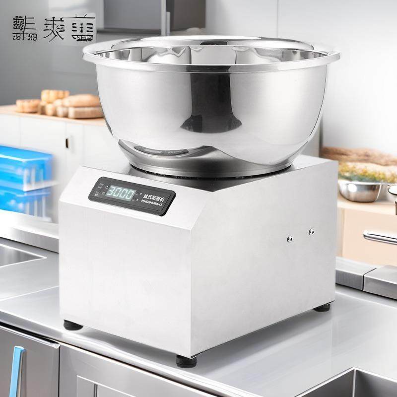 和面机商用盆式不锈钢商用全自动多功能揉面团小型家用拌馅揉面机