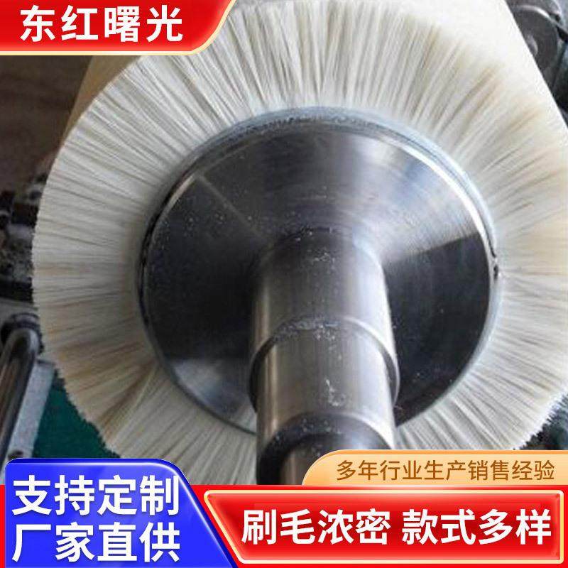 各种尼龙清洗毛刷辊缠绕毛刷辊除尘毛刷辊抛光毛刷辊