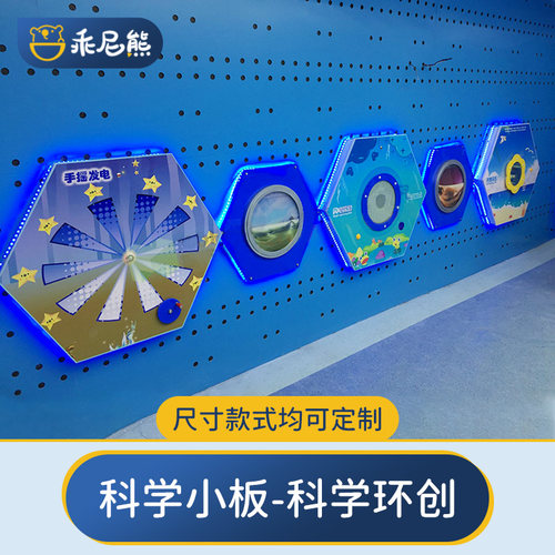 乖尼熊物理类科学环创墙面游戏板