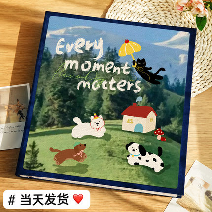 情侣恋爱旅行1000张相册大容量纪念册插页5寸6寸7照片收纳影集册