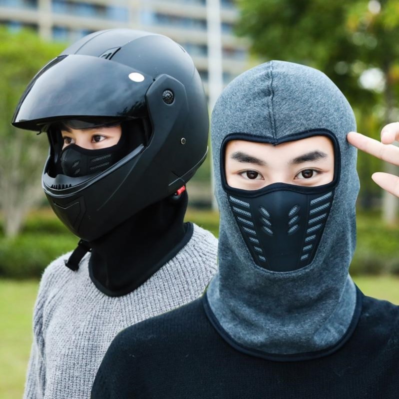 摩托骑士头套骑行头盔内帽摩托车头盔内头套冬季面罩全脸防护内衬